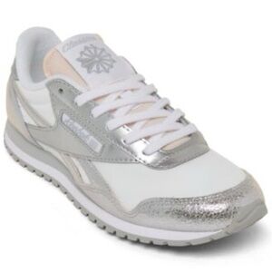 Women’s Reebok Classics Size 6.5 - Silver and White Discontinued Style